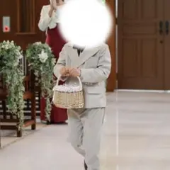 ウェディング リングピロー フラワーバスケット 結婚式 花かご　 ナチュラル