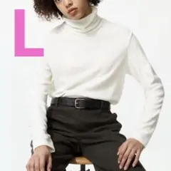 UNIQLO ヒートテックフリースタートルネックT(長袖）Lサイズ