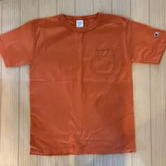 お値下げ交渉可　Champion T1011 ポケットTシャツ オレンジ M