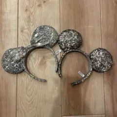 ミッキー型カチューシャ2個セット