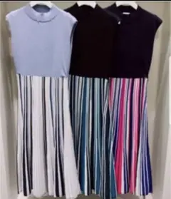 フレイアイディ　ニットワンピース