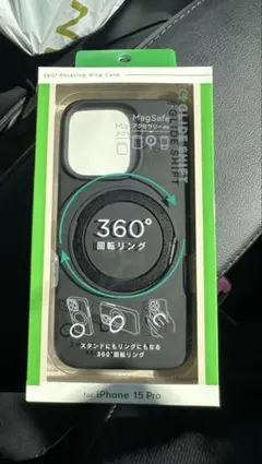 iPhone 15 Pro ケース ブラック MagSafe