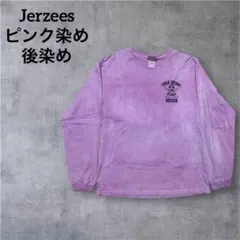 Jerzees ピンク染め　後染め　Soccer　ロンTのサムネイル