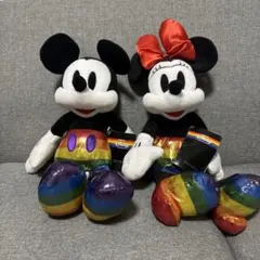ミッキー ミニー ぬいぐるみ カラフル