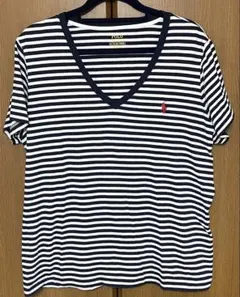 POLO RALPH LAUREN ラルフローレン Tシャツ Vネック ボーダー