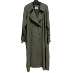 オリーブグリーン トレンチコート