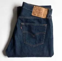 リーバイス　501 米国製　01年製 w33 濃紺 リーバイス USA製 501 革パッチ White OAK 黒カン【W33】濃紺 - メルカリ