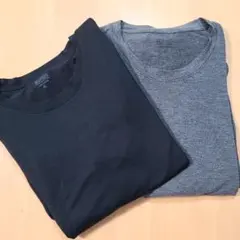 ユニクロヒートテック　メンズ　クルーネック　XL2枚セット