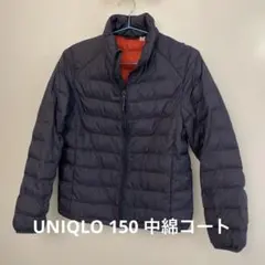UNIQLO 中綿コート 150 ネイビー