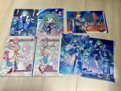 初音ミク　雪ミク マジカルミライ クリアビジュアルポスター　9枚セット