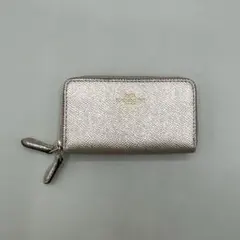 美品✨️訳あり コーチ 小銭入れ コインケース 財布 レザー シャンパンゴールド