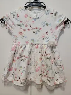 PETIT BATEAU 花柄ワンピース 24ヶ月