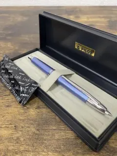 試筆のみ　ジェネレーション　ネイビー　万年筆　14k　中細字　純正ペンケース付 試筆のみ ジェネレーション ネイビー 万年筆 14k 中細字 純正ペン