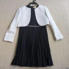 プティマイン フォーマル 130 ワンピースボレロセット