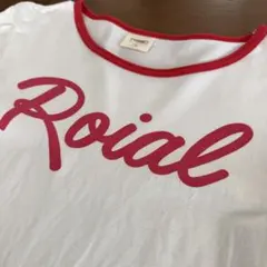 Roial Tシャツ ホワイト レッド Sサイズのサムネイル