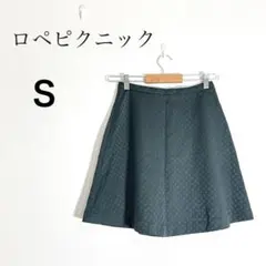 ロペピクニック　ミニスカート　レディース　36　ダークグリーン　総柄Sのサムネイル