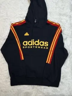 adidas スポーツウェア パーカー ネイビー　新品