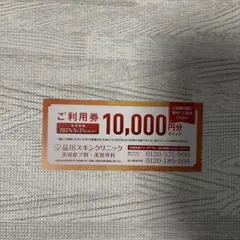 品川スキンクリニック 10000円 ご利用券