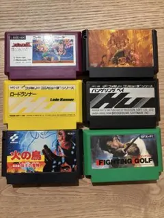 ファミコン　ソフト　6本　まとめ売り