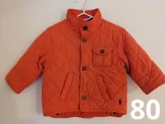ポロラルフローレン　ベビー　キッズ　アウター　80cm　オレンジ