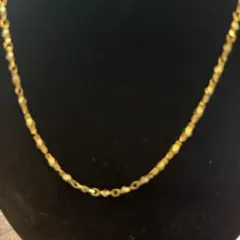 金K10チェーン・ブレスレットK10KブレスレットK10金ペダルチェーン17cm