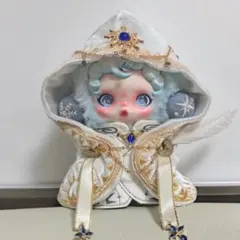 スカルパンダ 着せ替え　POPMART サテン　パーカー　白色　3色展開