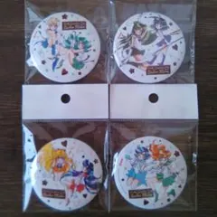 明治　セーラームーン　コラボ　缶ミラー　4個セット