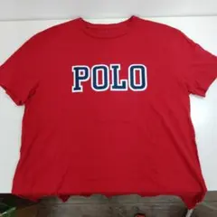【池94】POLO ロゴ Tシャツ 赤