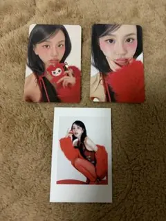 TWICE チェヨン　シーグリ　2026 K-POPタレントカード 3枚セット