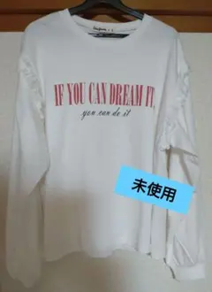 Cutie Blondeフリル付き　長袖　Tシャツ　Lサイズ