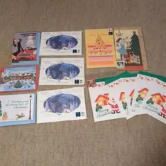クリスマス カード　封筒 セット