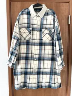 ニコアンド niko and… チェックワンピース　Freeサイズ