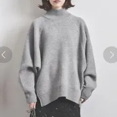 【お値下げ中】ハーヴェル スタジオ　ダブルフェイス　タートルネック ニット