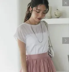 noble シアーベロアキャップスリーブTee - メルカリ