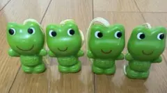 カエル マスコット ストラップ 4点セット