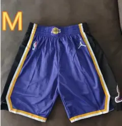 NBA バスケットボールパンツ Mサイズ 紫/黒 在庫限定値下