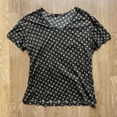 Roberto Cavalli 総柄 Vネック Tシャツのサムネイル