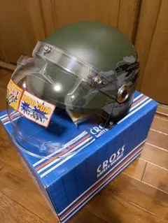 CROSS CR-760 バブルシールド付きハーフヘルメット 未開封新品送料込みのサムネイル