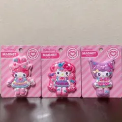 【新品未開封】サンリオ　原宿限定　マグネット　キティ　マイメロ　クロミ　３点