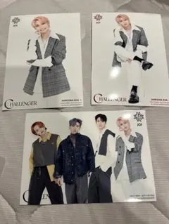 JO1 CHALLENGER 白岩瑠姫　生写真 3枚