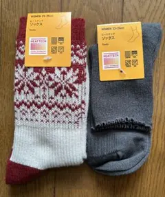 値下‼️【新品】UNIQLO HEATTECH ルームソックス 23-25cm