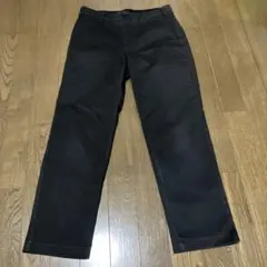 ユニクロ スリムフィットチノ ブラック ウエスト70
