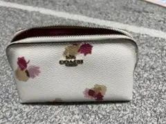 新品　coach コーチ　ポーチ　花柄　コスメケース　ブランド　バニティ