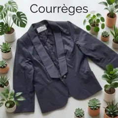 【Courrges】クレージュ 1つボタン ジャケット テーラード 七分袖