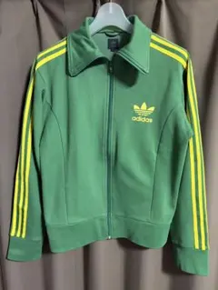 美品 TWICE MOMO着用 adidas トラックジャケット 花柄 グリーン - メルカリ