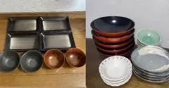 タイムセール和食器 深みのある陶器セット まとめて28点 레트로
