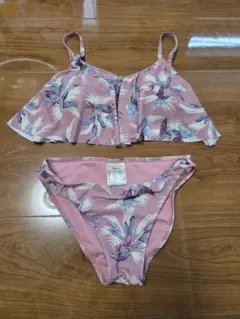 Ungird ボタニカル柄 フリルビキニ セパレート水着 ピンクのサムネイル