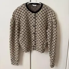CLANE THIN FLOWER W FACE CARDIGAN クラネ CLANE THIN FLOWER W FACE CARDIGAN - メルカリ