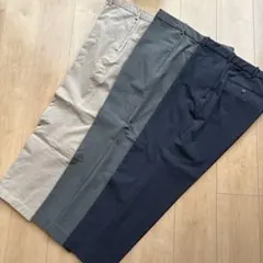 UNIQLO スマートアングルパンツ 3本セット