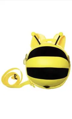 ミツバチ 子供用リュック 幼児ハーネス付き 転倒防止 外出バッグ アウトドア